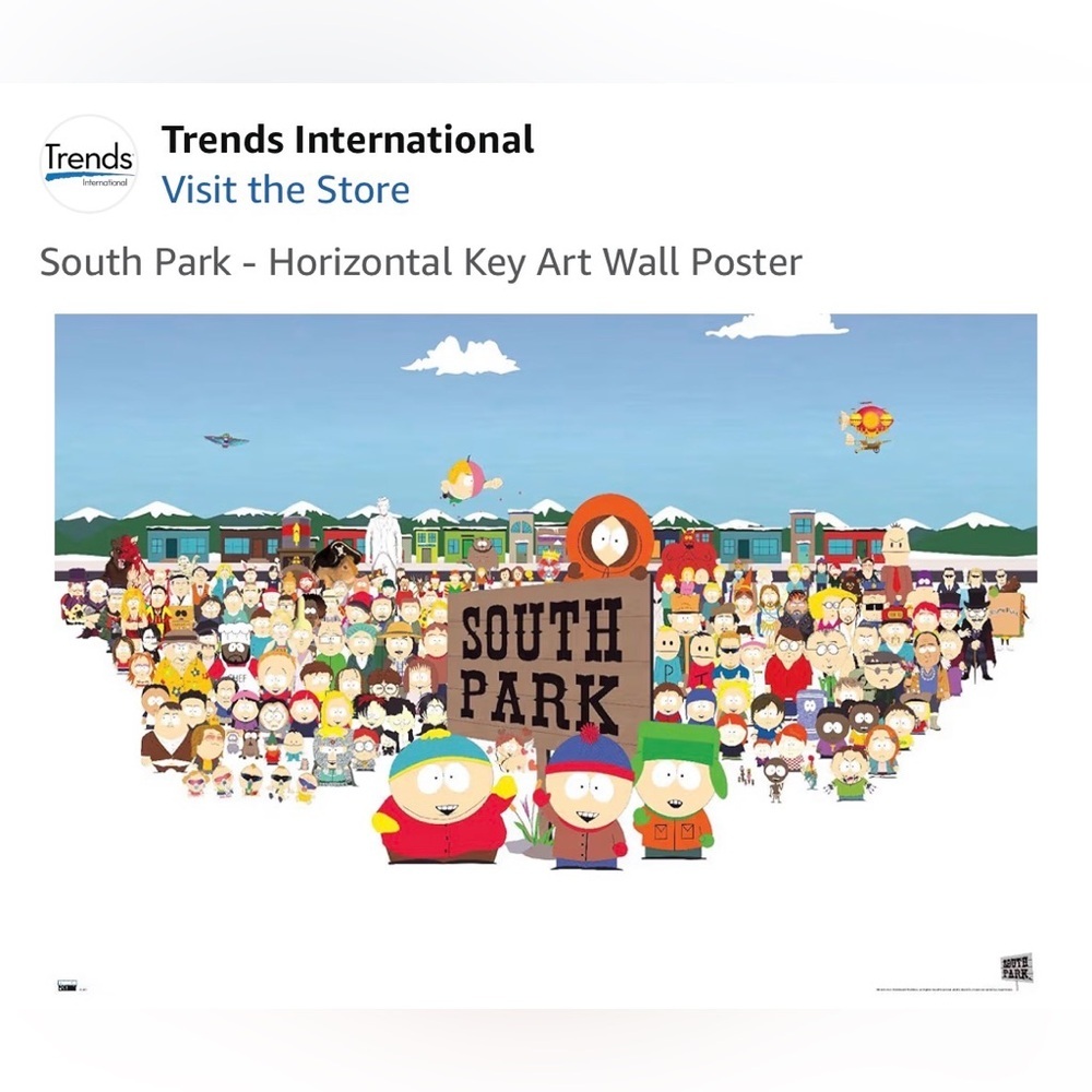 South Park Horizontal Wall Poster